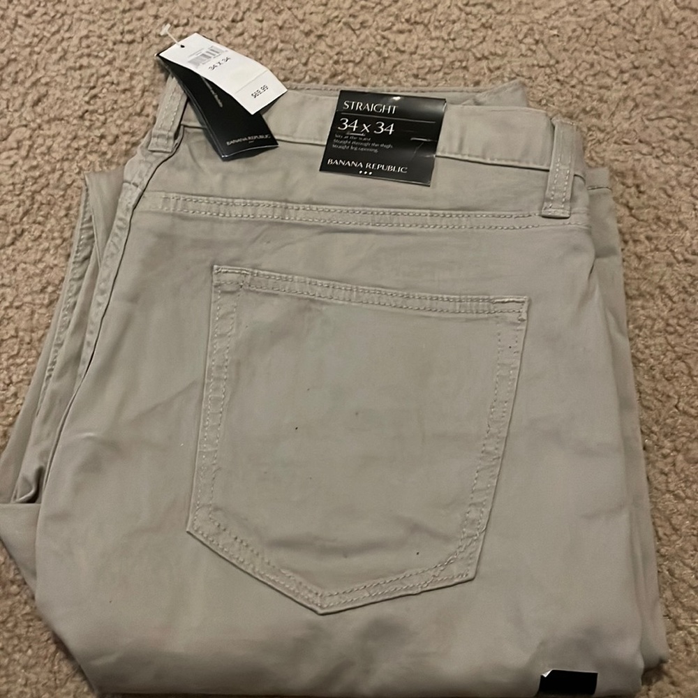 Men’s Banana Republic straight pants 34 x 34 new with tags